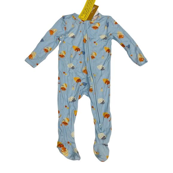 NWT Angel Dear NB Hermit Crab Footie - Picture 1 of 5